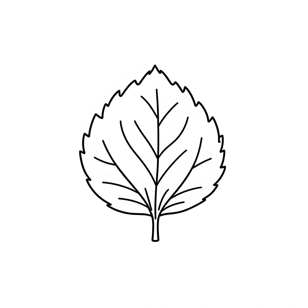 Fall Leaf Drawing Simple Autumn Foliage Art for Everyone