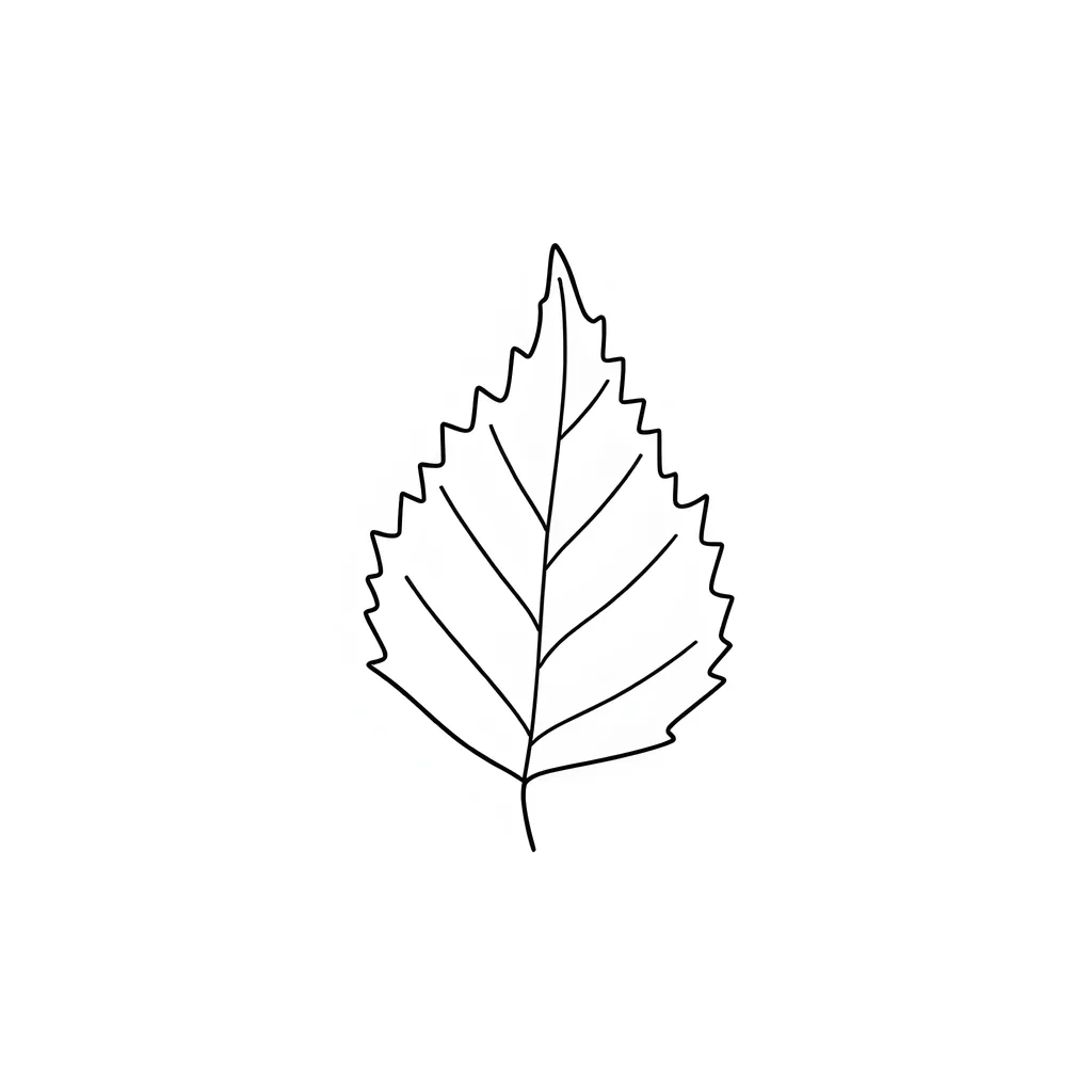 Fall Leaf Drawing Simple Autumn Foliage Art for Everyone